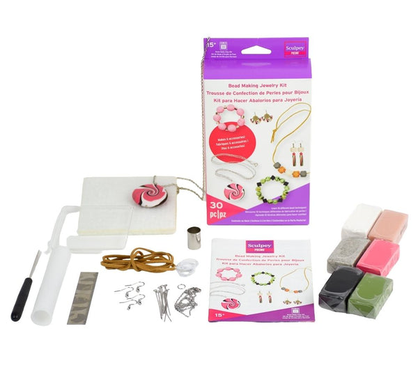 Polymer clay store jewellery kit