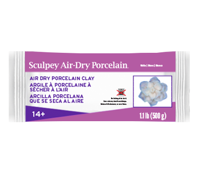 Sculpey Air-Dry White, Non Toxic, Air Dry Clay, 2.2 pound bar
